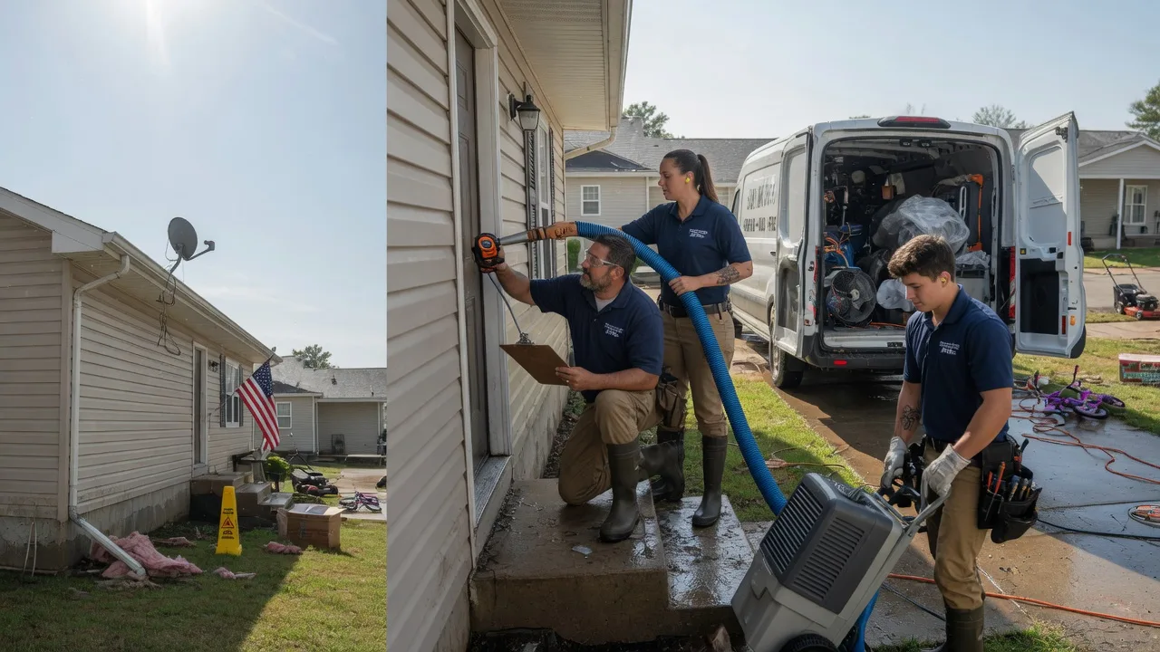 Ceiling Water Damage Restoration in Martinsville, IN near me